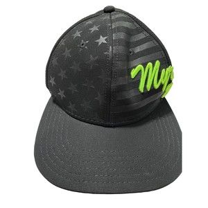 Essencial Myrtle Beach Hat Snapback Black Green New Neon Green .